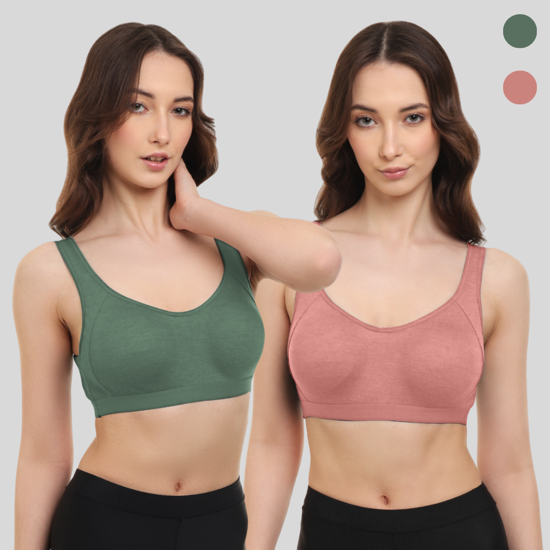 Premium Non-Padded Sports Bra for Yoga & Gym