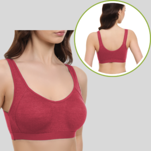 Non-Padded Sports Bra Pack of 2  Red & Navy Blue | Premium Fabric, Maximum Comfort